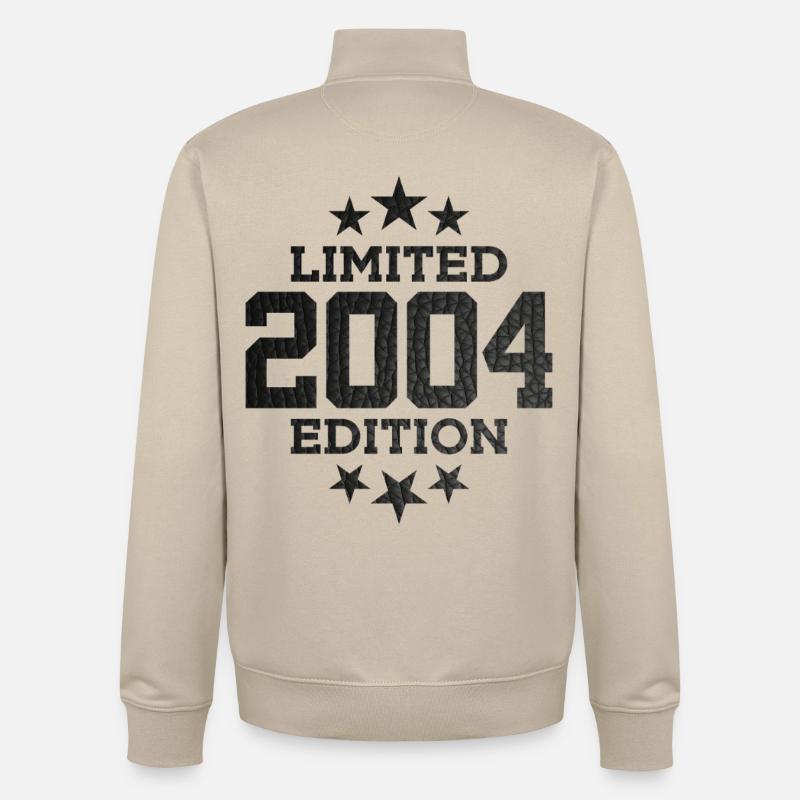 ÉDITION LIMITÉE 2004 22E ANNIVERSAIRE - Sweat zippé unisexe en coton bio Stanley/Stella - beige crème