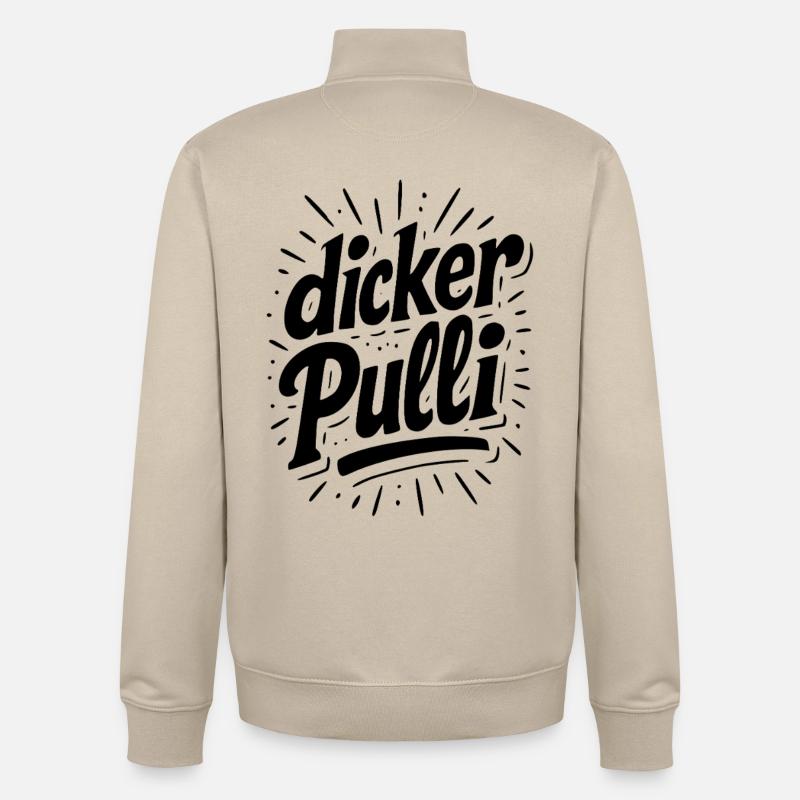 dicker Pulli - Unisex Organic Zip Sweatshirt von Stanley/Stella - Cremebeige