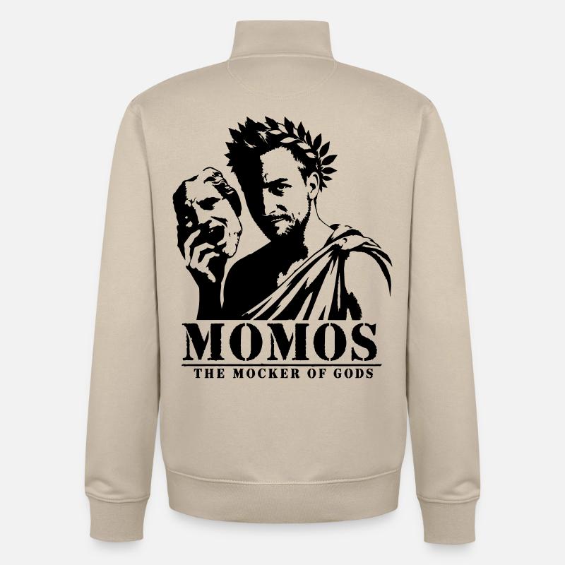Momos - Sweat zippé unisexe en coton bio Stanley/Stella - beige crème