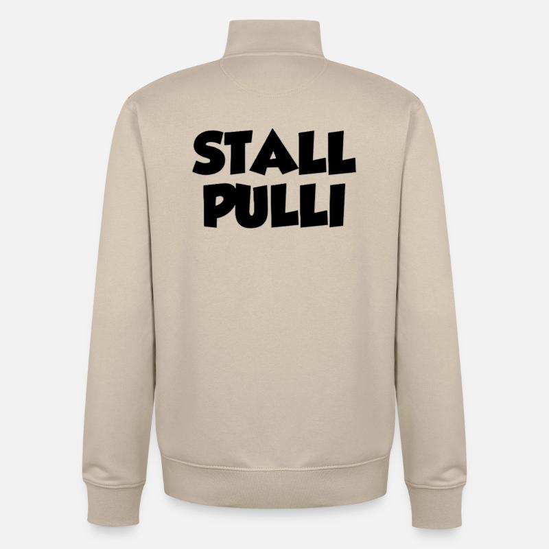 StallPulli - Unisex Organic Zip Sweatshirt von Stanley/Stella - Cremebeige