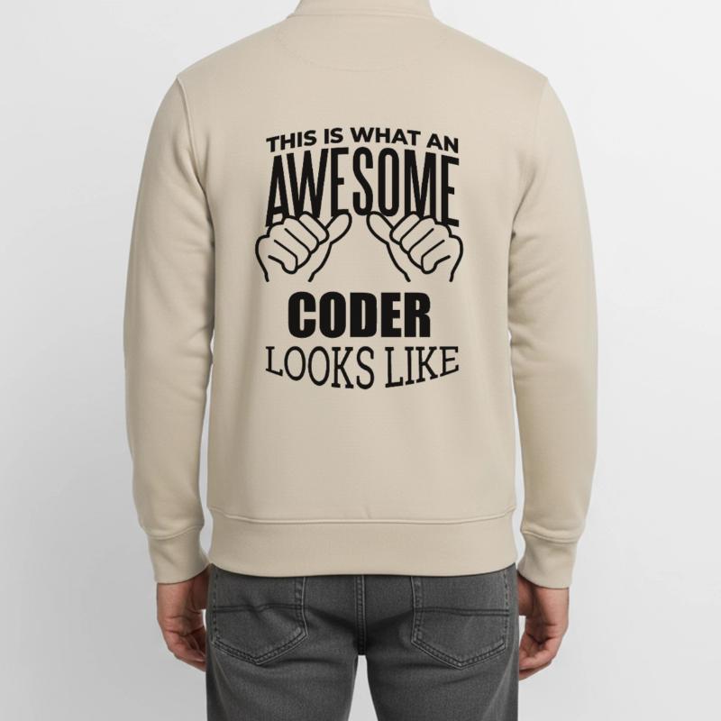 Coder Unisex Organic Zip Sweatshirt by Stanley/Stella