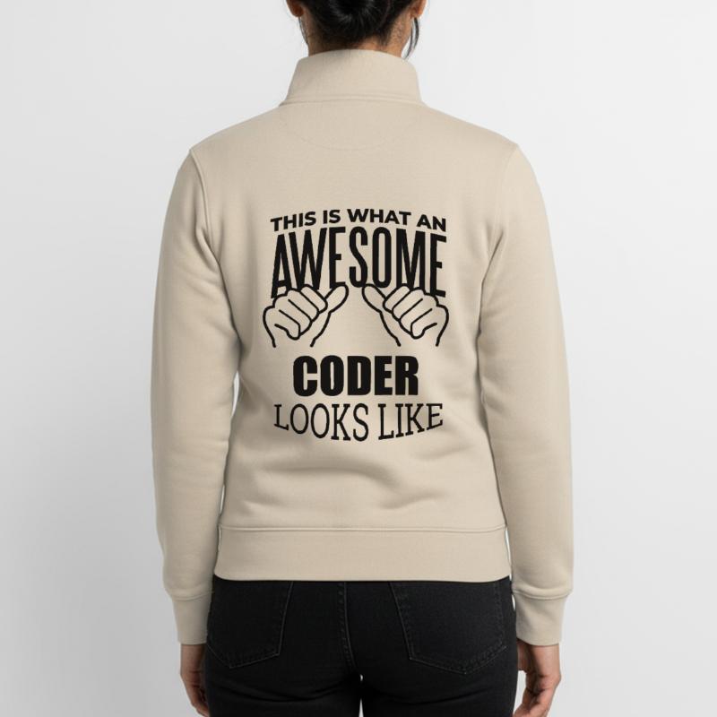 Coder Unisex Organic Zip Sweatshirt by Stanley/Stella