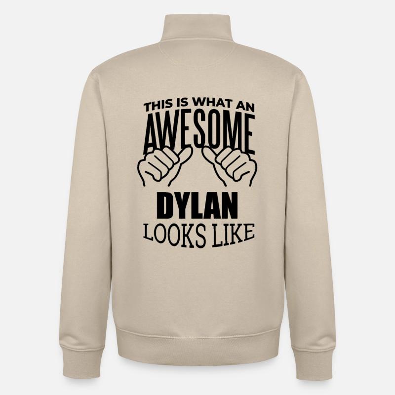 Dylan - Sweat zippé unisexe en coton bio Stanley/Stella - beige crème