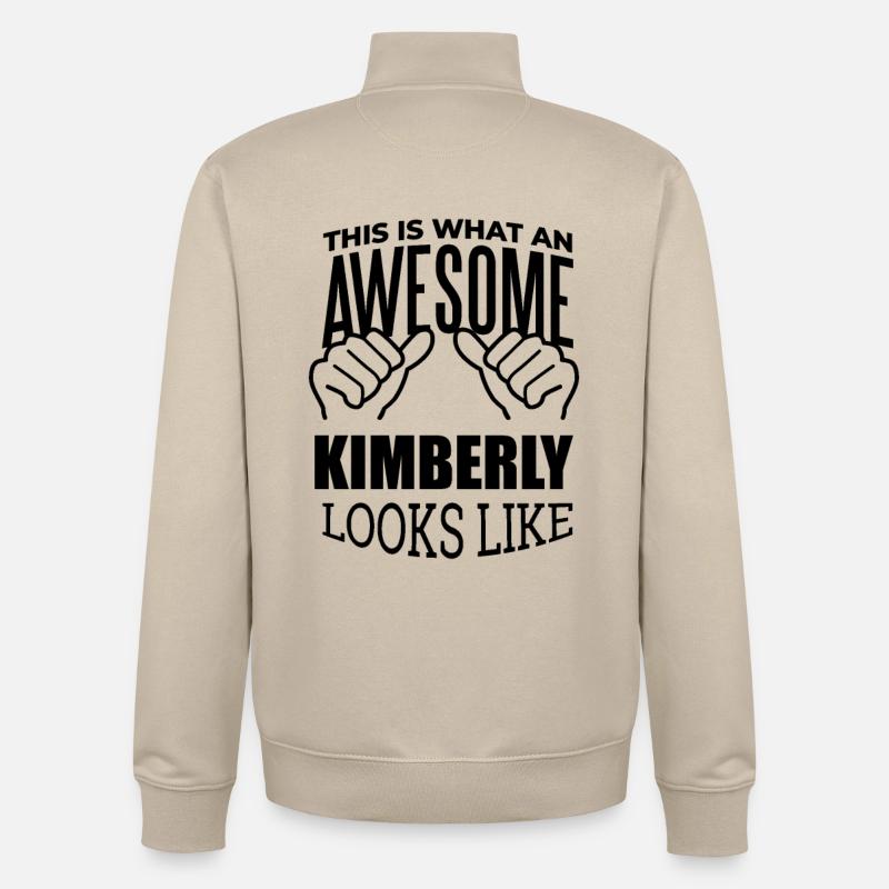 Kimberly - Unisex Organic Zip Sweatshirt by Stanley/Stella - desert dust