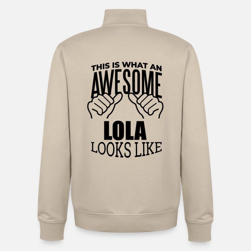 Lola - Unisex Organic Zip Sweatshirt von Stanley/Stella - Cremebeige