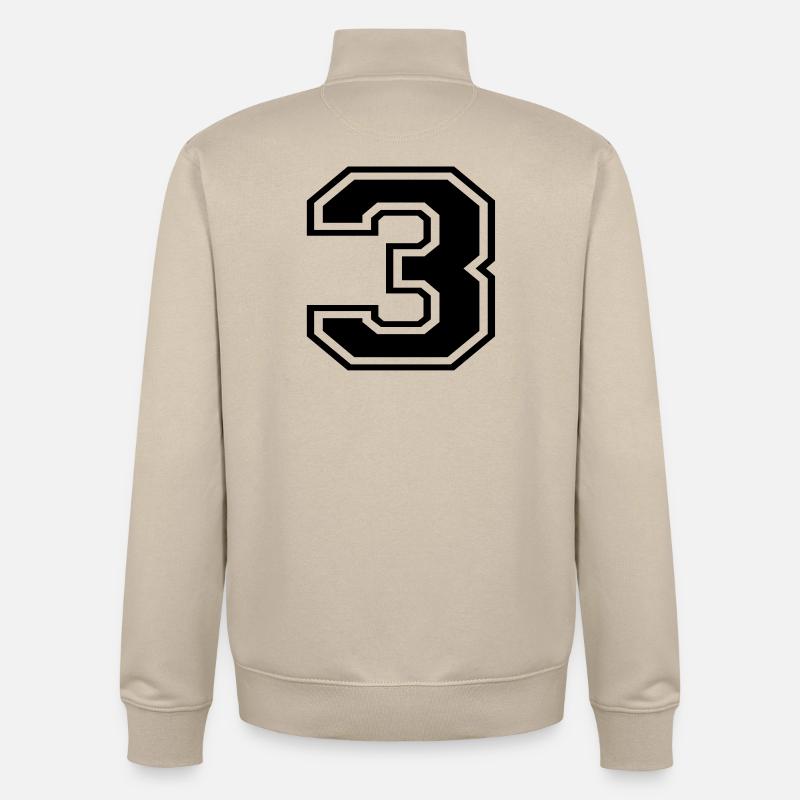 3 - Unisex Organic Zip Sweatshirt von Stanley/Stella - Cremebeige