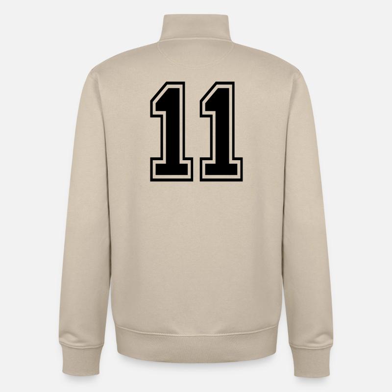 11 - Unisex Organic Zip Sweatshirt von Stanley/Stella - Cremebeige