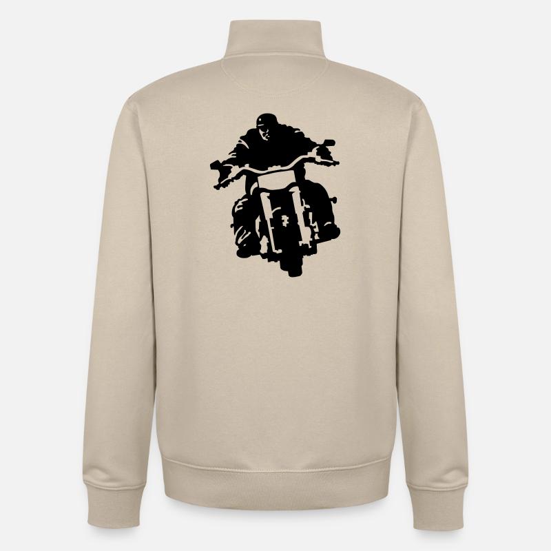 Biker - Unisex Organic Zip Sweatshirt von Stanley/Stella - Cremebeige
