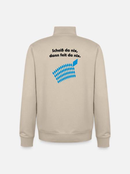 Bavaria - Unisex Organic Zip Sweatshirt by Stanley/Stella - desert dust