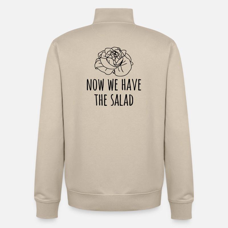spruch humor junggesellenabschied - Unisex Organic Zip Sweatshirt von Stanley/Stella - Cremebeige