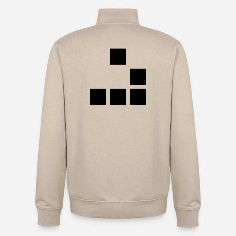 Planeur - Sweat zippé unisexe en coton bio Stanley/Stella - beige crème