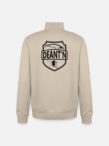 Served on the Hochkönig - Unisex Organic Zip Sweatshirt by Stanley/Stella - desert dust