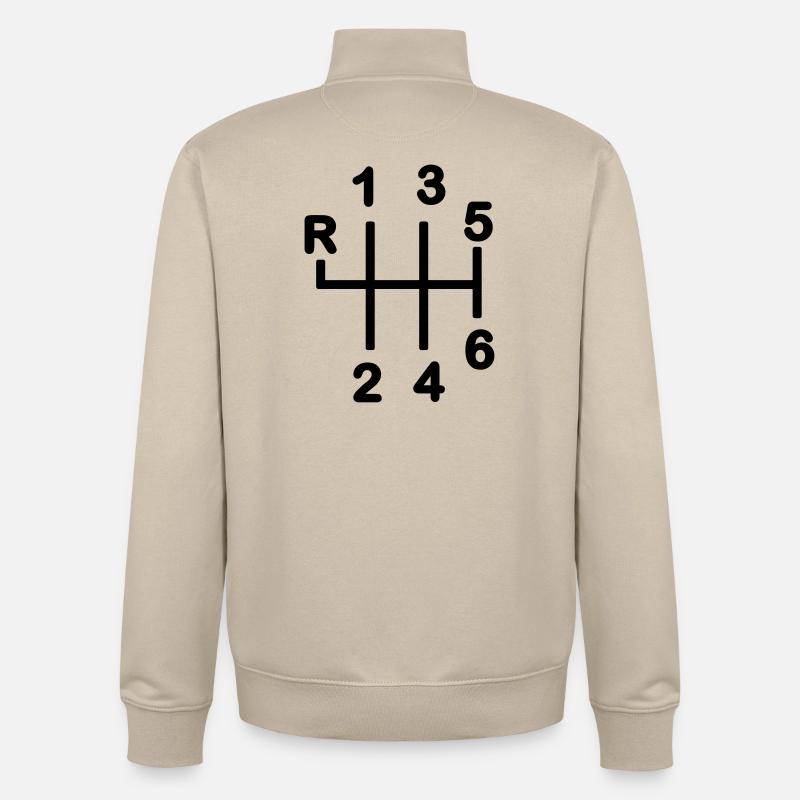 Getriebe 6-Gang-Getriebe - Unisex Organic Zip Sweatshirt von Stanley/Stella - Cremebeige
