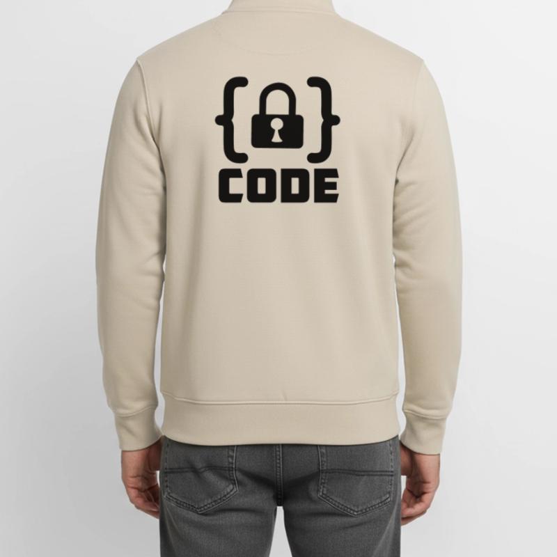 Code mit Sperrprogrammierer Unisex Organic Zip Sweatshirt von Stanley/Stella