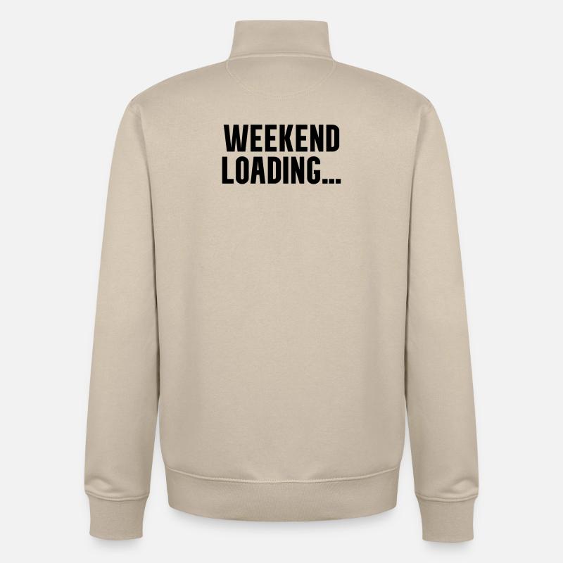 Weekend loading - Unisex Organic Zip Sweatshirt by Stanley/Stella - desert dust