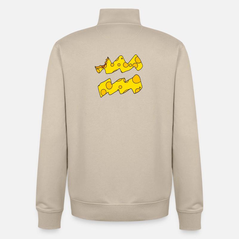 Sternzeichen Wassermann - Unisex Organic Zip Sweatshirt von Stanley/Stella - Cremebeige