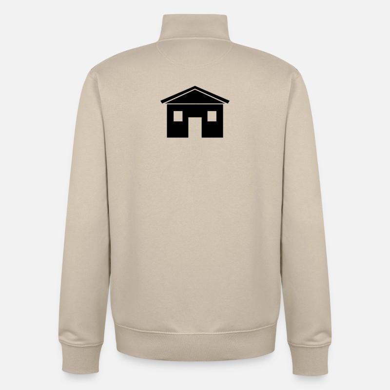 Maison - Sweat zippé unisexe en coton bio Stanley/Stella - beige crème