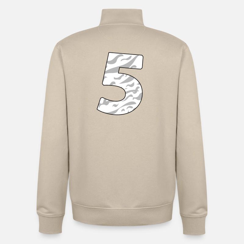 5 - Unisex Organic Zip Sweatshirt by Stanley/Stella - desert dust