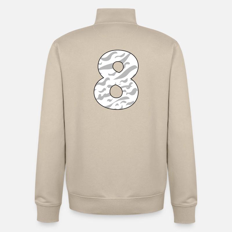 8 - Unisex Organic Zip Sweatshirt by Stanley/Stella - desert dust