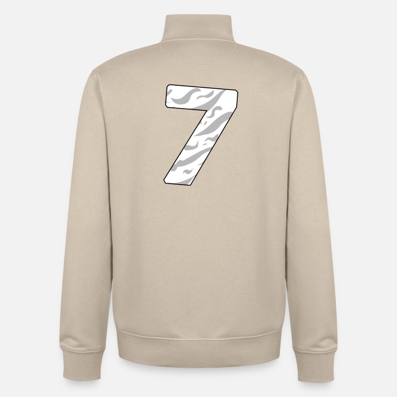 7 - Unisex Organic Zip Sweatshirt by Stanley/Stella - desert dust