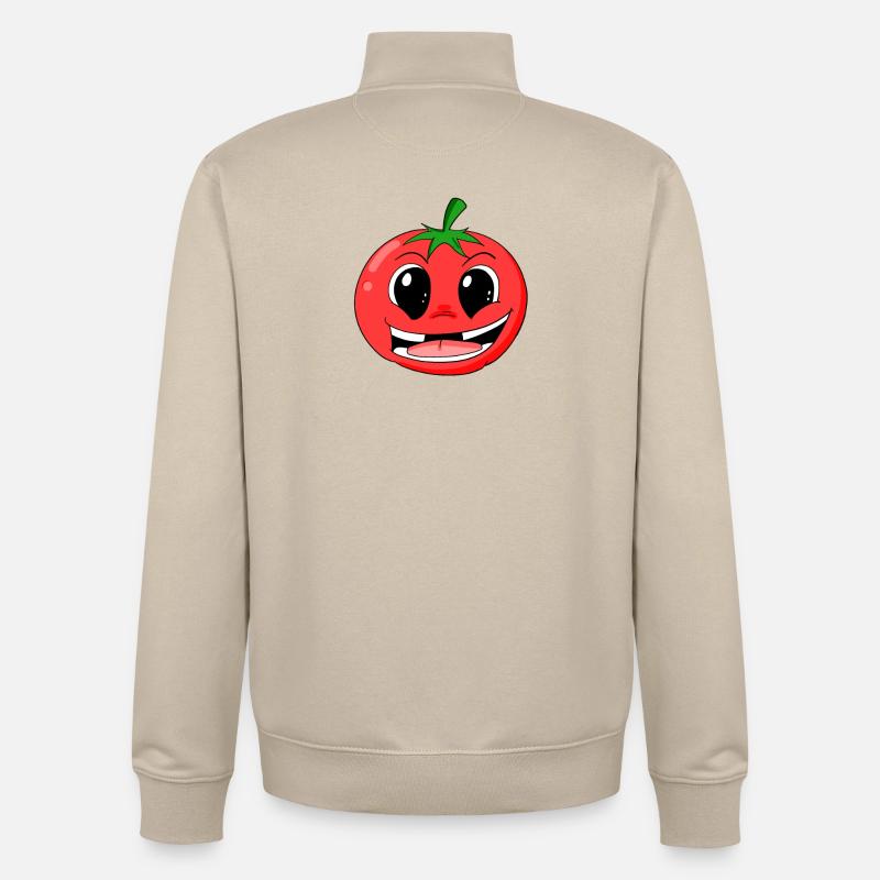 Tomato - Unisex Organic Zip Sweatshirt by Stanley/Stella - desert dust