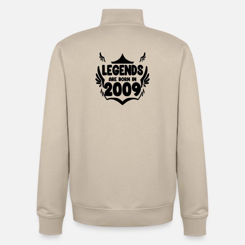 2009 - Unisex Organic Zip Sweatshirt by Stanley/Stella - desert dust