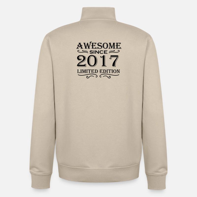2017 - Promotion 2017 - Sweat zippé unisexe en coton bio Stanley/Stella - beige crème