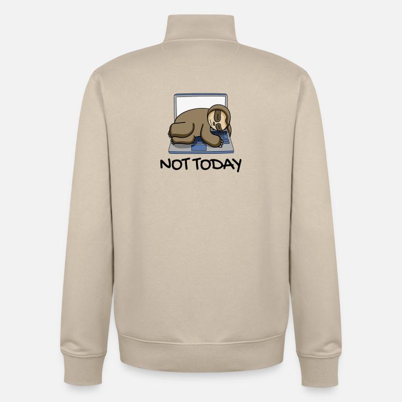 Sloth - Unisex Organic Zip Sweatshirt by Stanley/Stella - desert dust