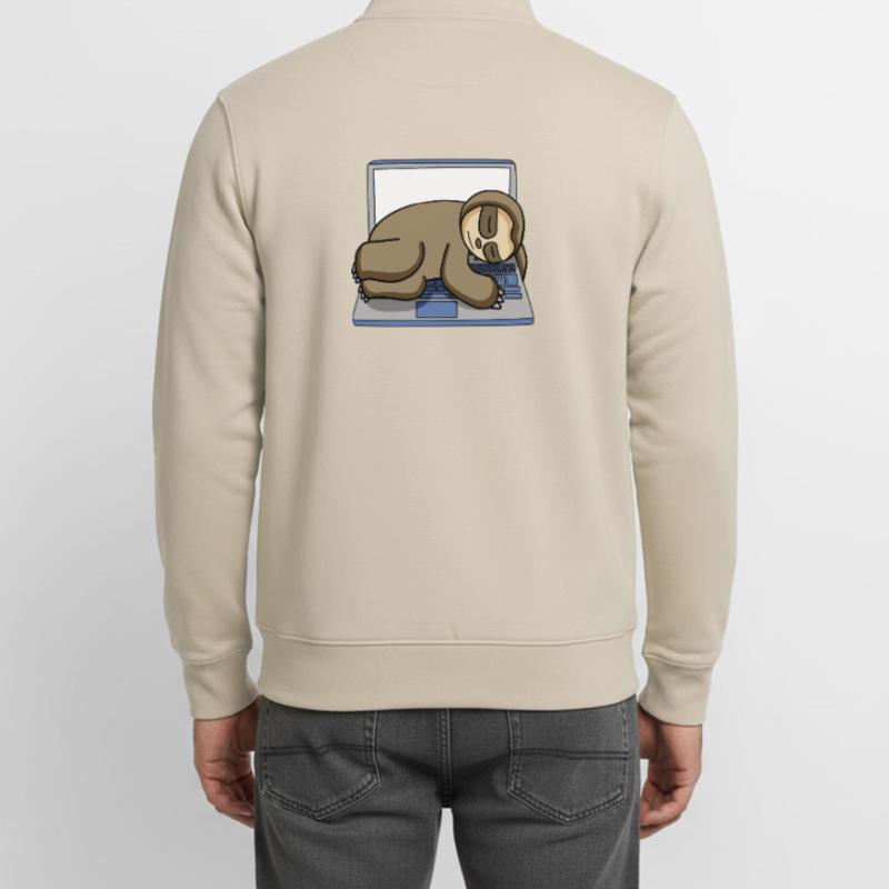Computer Nerd Programmer Gift Unisex Organic Zip Sweatshirt by Stanley/Stella