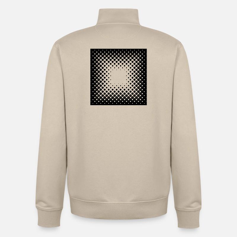 Infinity Black - Unisex Organic Zip Sweatshirt von Stanley/Stella - Cremebeige