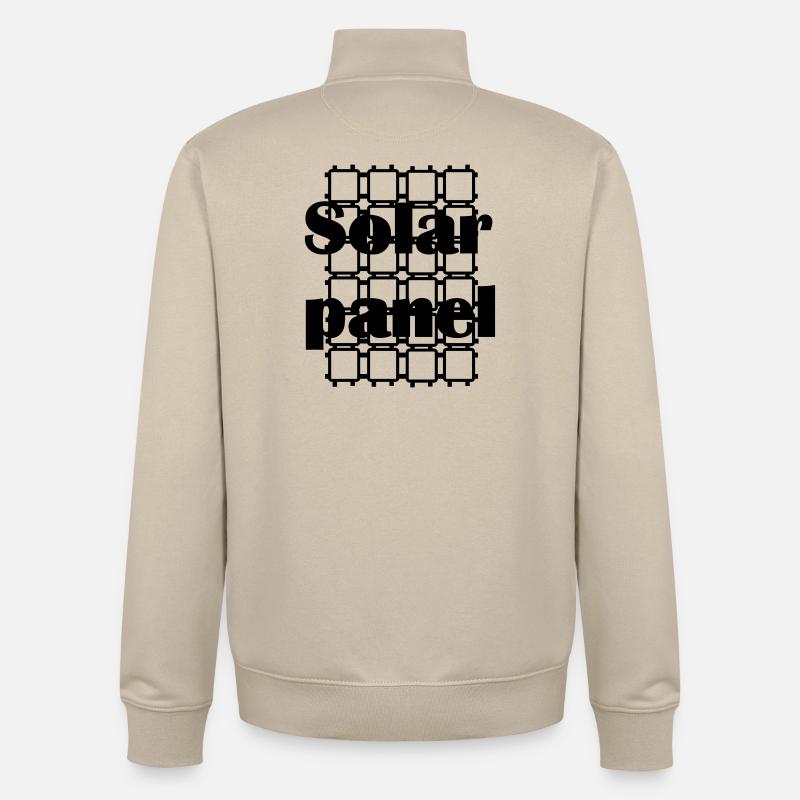 solar panel SOLAR PANEL - Unisex Organic Zip Sweatshirt by Stanley/Stella - desert dust