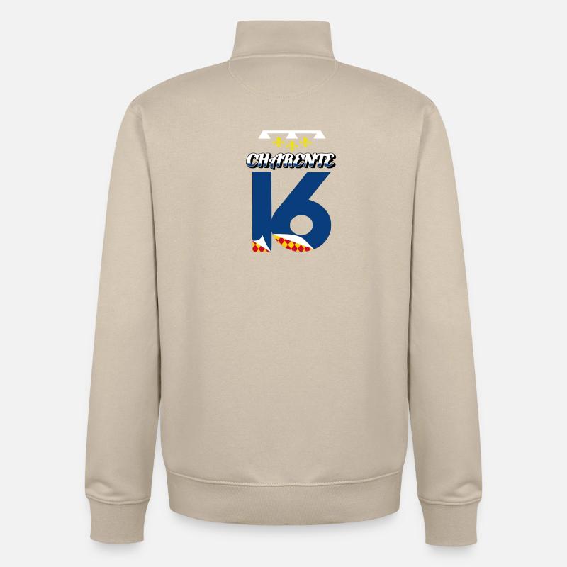 Charente - Unisex Organic Zip Sweatshirt von Stanley/Stella - Cremebeige