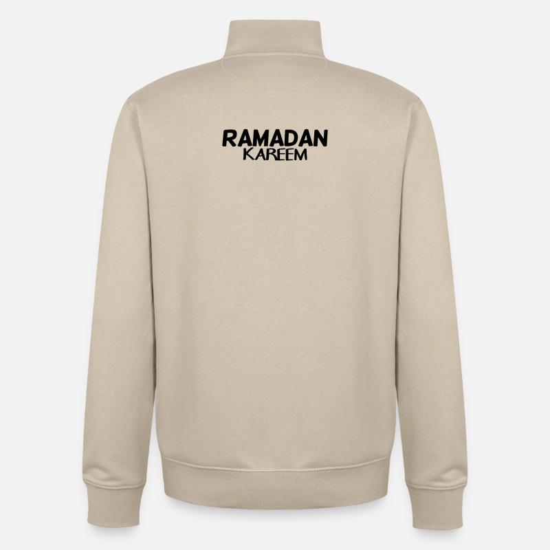 Ramadan Kareem - Unisex Organic Zip Sweatshirt von Stanley/Stella - Cremebeige