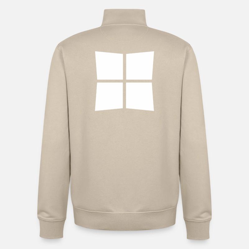 Win - Unisex Organic Zip Sweatshirt von Stanley/Stella - Cremebeige