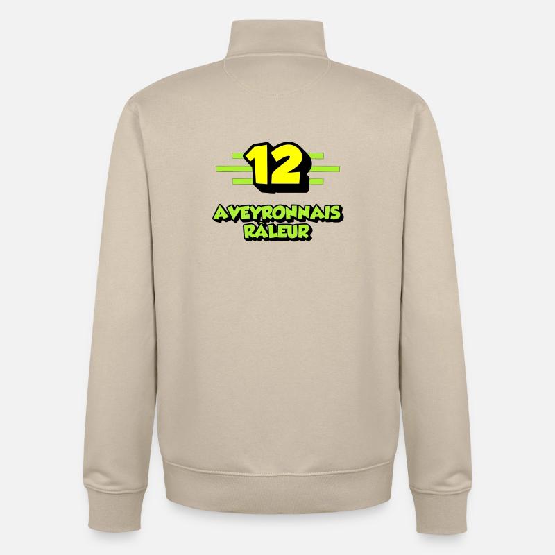 Beschwerde Aveyron - Unisex Organic Zip Sweatshirt von Stanley/Stella - Cremebeige