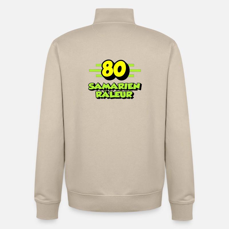 Complaining Samarian - Unisex Organic Zip Sweatshirt by Stanley/Stella - desert dust