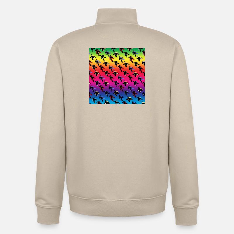 Danseurs - Sweat zippé unisexe en coton bio Stanley/Stella - beige crème