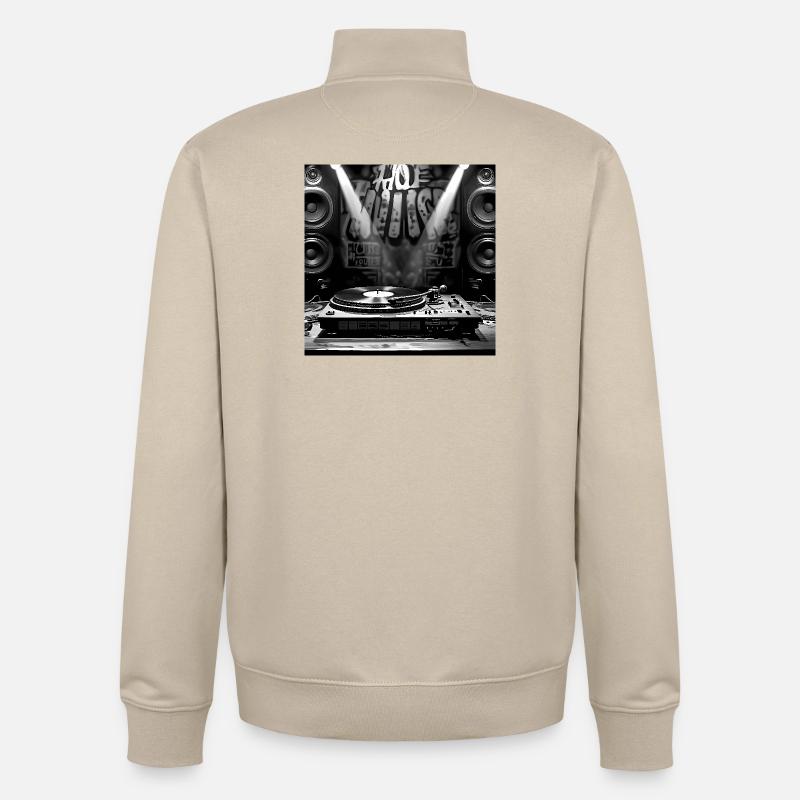 DJ-Set - Unisex Organic Zip Sweatshirt von Stanley/Stella - Cremebeige