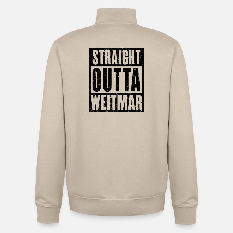 Weitmar, Ruhrgebiet, Ruhrpott, Bochum-Weitmar - Unisex Organic Zip Sweatshirt von Stanley/Stella - Cremebeige