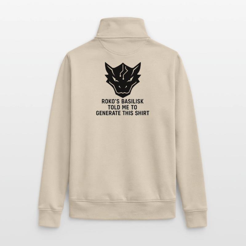 Généré par le Basilic Sweat zippé unisexe en coton bio Stanley/Stella