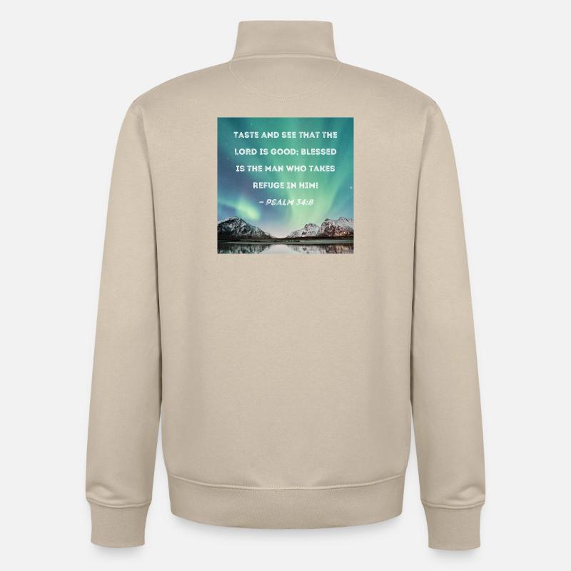 19_Psa_034_008 - Unisex Organic Zip Sweatshirt von Stanley/Stella - Cremebeige