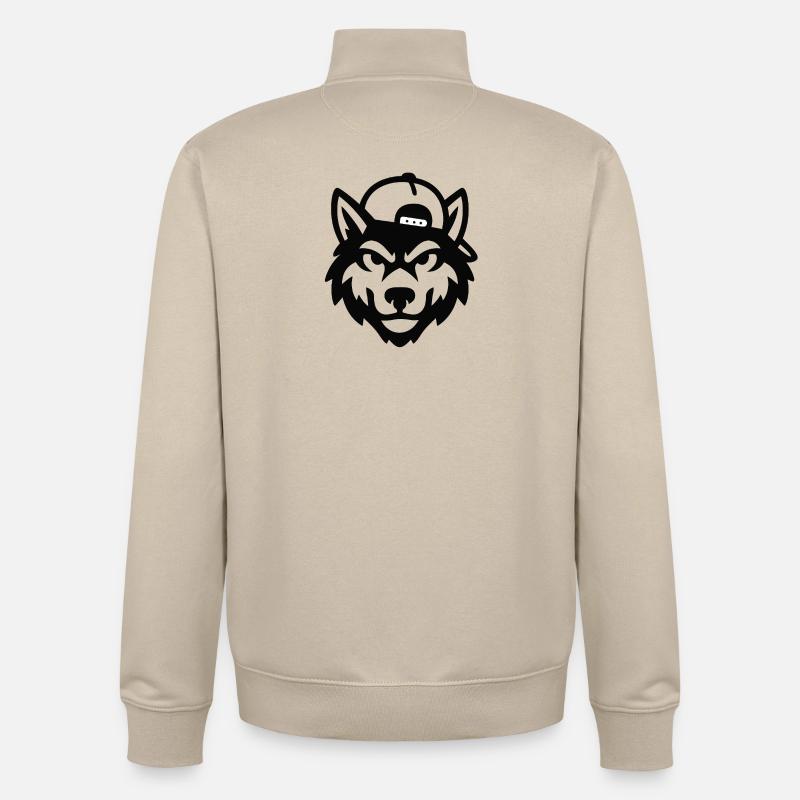 A6BAC3FD-2B9B-4D8B-9640-67177FE70114 - Sweat zippé unisexe en coton bio Stanley/Stella - beige crème