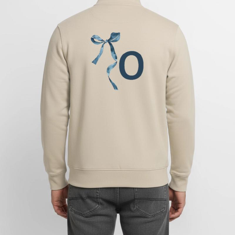Monogramm oder Geschenkidee Unisex Organic Zip Sweatshirt von Stanley/Stella