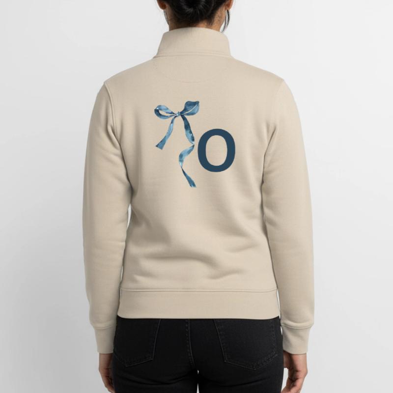 Monogramm oder Geschenkidee Unisex Organic Zip Sweatshirt von Stanley/Stella