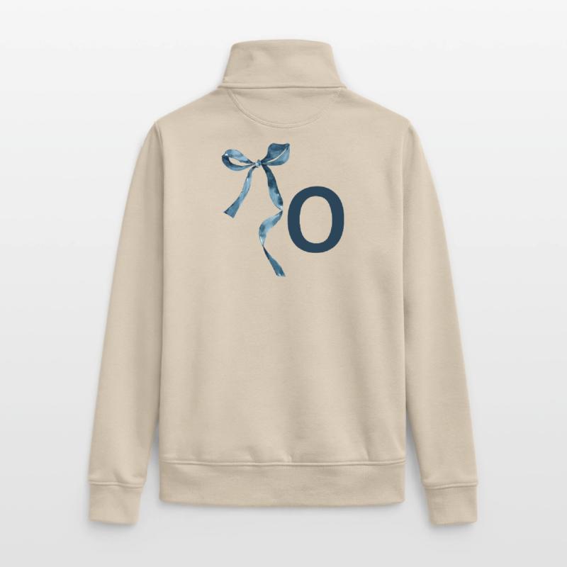 Monogramm oder Geschenkidee Unisex Organic Zip Sweatshirt von Stanley/Stella