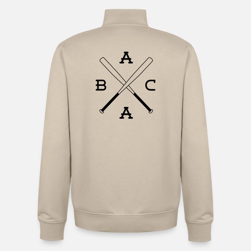 ACAB - Sweat zippé unisexe en coton bio Stanley/Stella - beige crème