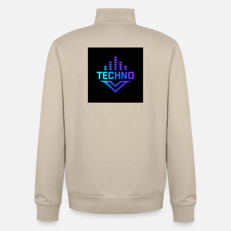 FC2440AC-0E2F-4DCC-B0B8-86F36998DBEB - Sweat zippé unisexe en coton bio Stanley/Stella - beige crème