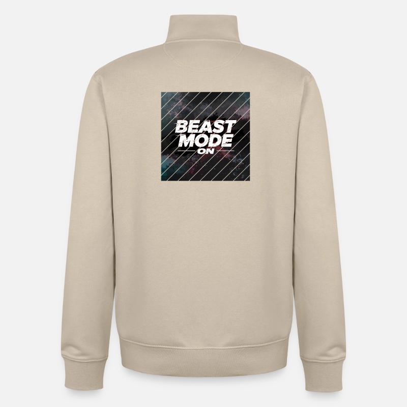 Beast Mod... Eins - Unisex Organic Zip Sweatshirt von Stanley/Stella - Cremebeige