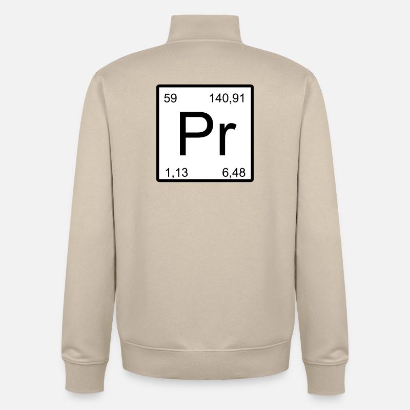 Pr-Element Minimal Design - Unisex Organic Zip Sweatshirt by Stanley/Stella - desert dust