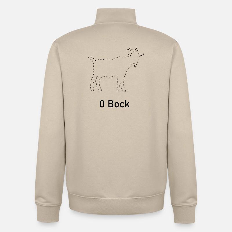 Zero desire - Unisex Organic Zip Sweatshirt by Stanley/Stella - desert dust